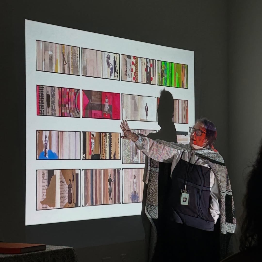 TulaneArch's tweet photo. Professor of Practice Jill Stoll was invited to present at the 2026 Eye Opener Retreat at Cranbrook Academy of Art, sharing her artist talk "Sketchbooks and Consumer Cloth: Restriction as Arrival" with a gathering of women artists, designers, and educators. https://t.co/UkpaYWEMXG