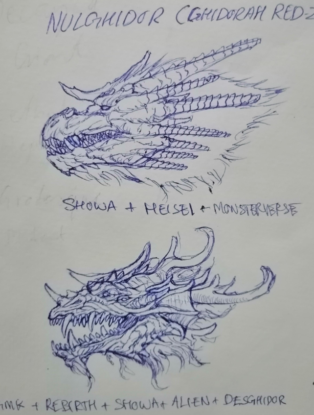 Zeeshan95697966's tweet photo. Nulghidor: Lord of the Abyss W.I.P I've been very busy lately so I apologize for delays in posts. These were older sketches i did last year with few recent sketches. Stay Tuned for more. #kingghidorah #Godzilla #conceptart #GodzillaMinusZero #ゴジラ https://t.co/wuZUpnlQ1N