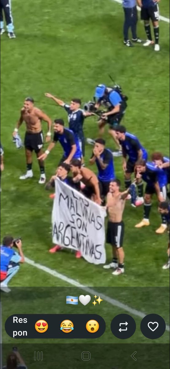 WalterRotundo's tweet photo. Mucho más que un partido.
Gracias Scaloni y jugadores. https://t.co/YaLTVcEagH
