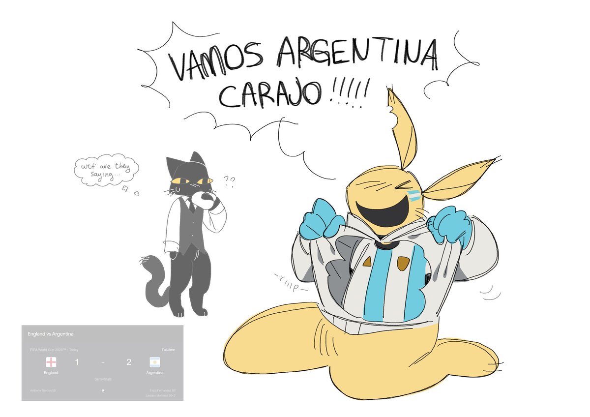 Suketchi_S's tweet photo. if you'll excuse me VAMOS ARGENTINA CARAJO🗣️🗣️🗣️🗣️🗣️🗣️🗣️ 

#animalhospital https://t.co/efd9eULHP7
