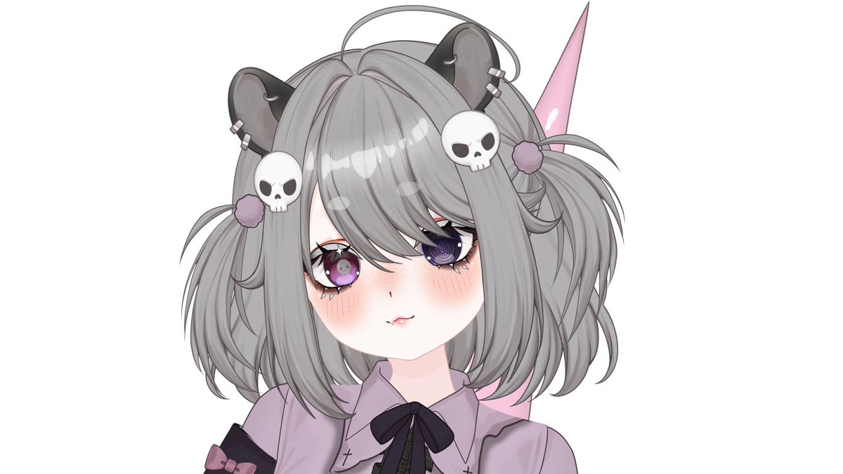 catdogcaily's tweet photo. Will be working more on this girl failure opossum adopt :3 
I’m thinking about pricing at $80 🎀💀🤪
That will include the #MidnightMoshieModel texture edits I make and the design rights c: https://t.co/C7vyF41Unv