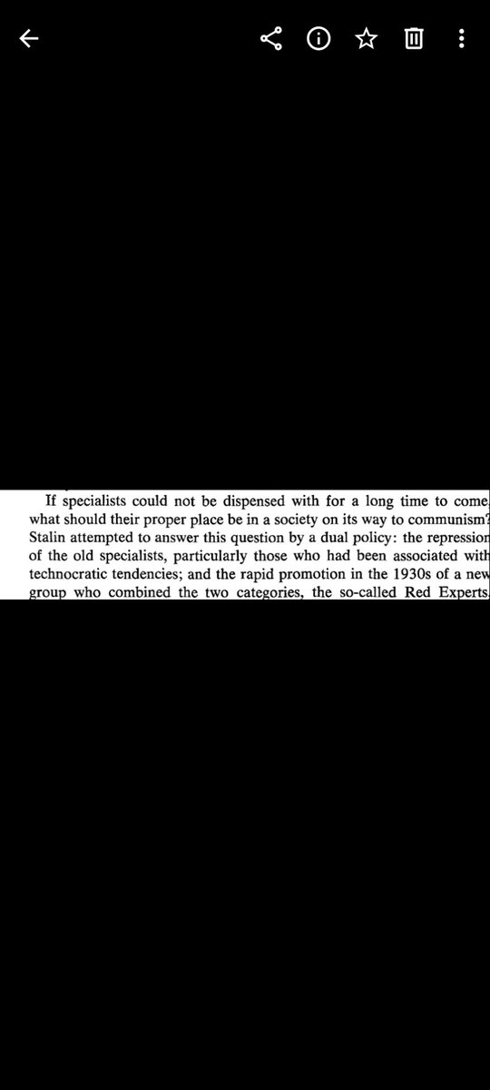 After__History's tweet photo. This anarchist might just love Stalin then, since he rooted out "bourgeois specialists" and established sweeping affirmative-action style policies that rapidly elevated workers into those positions of technical expertise https://t.co/jrQiKjNyW3