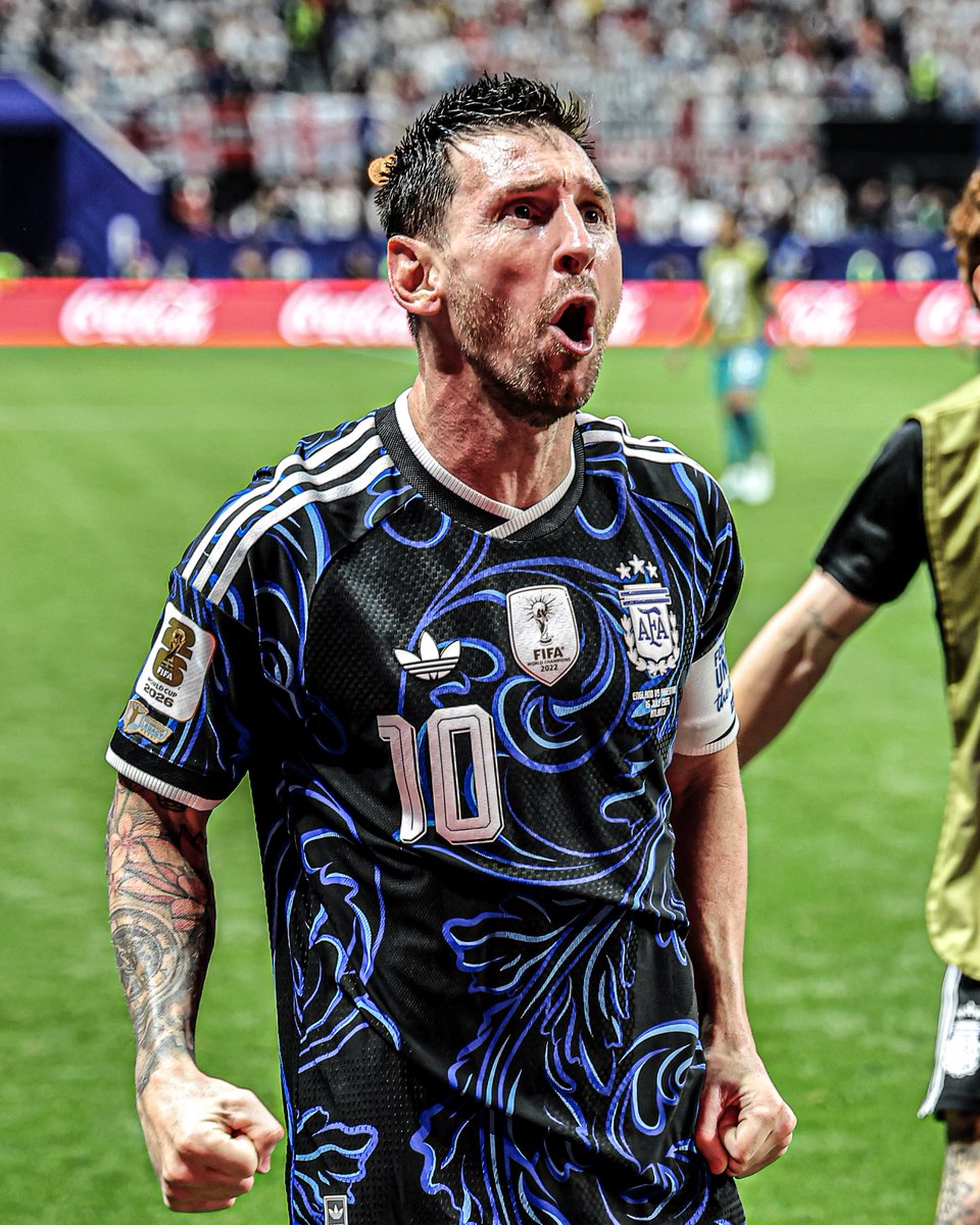 ESPNUK's tweet photo. Lionel Messi has four assists at the 2026 World Cup, his most in a single World Cup 🤯
 
HE’S 39 ‼️ https://t.co/y3XjUB9N26