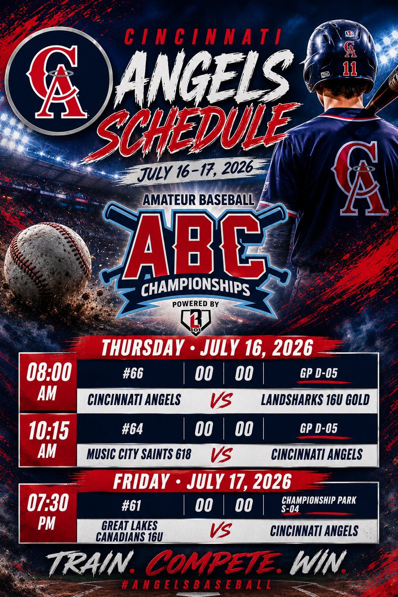 CooperClay2028's tweet photo. Schedule for this week for ABC. @ctacincy @sullyhitting @CincyAngels2028 @BUncommitted https://t.co/1qAQR00LGr