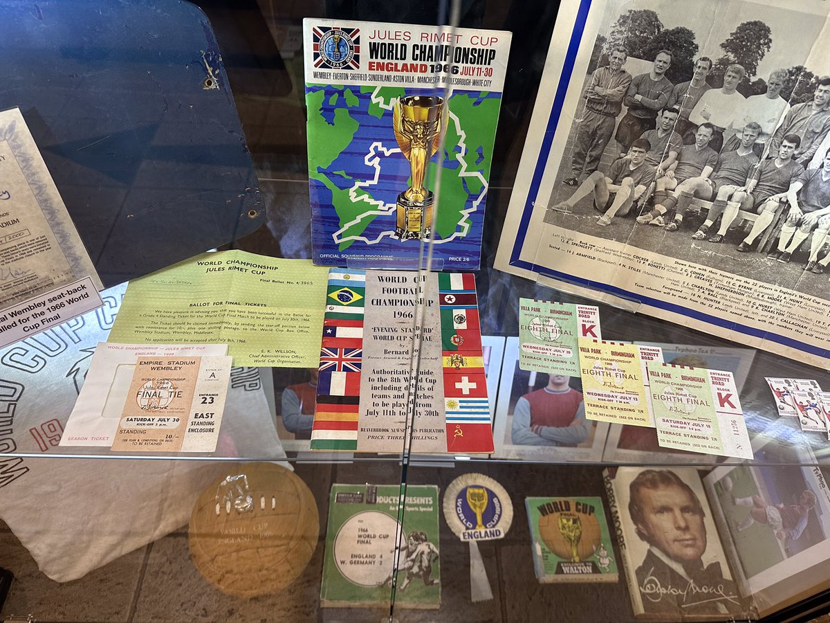 BygonesTorquay's tweet photo. Bobby Moore and the Boys of 66 legacy remains . Come and view our World Cup winning display which will be permanent https://t.co/US3rOYebrY