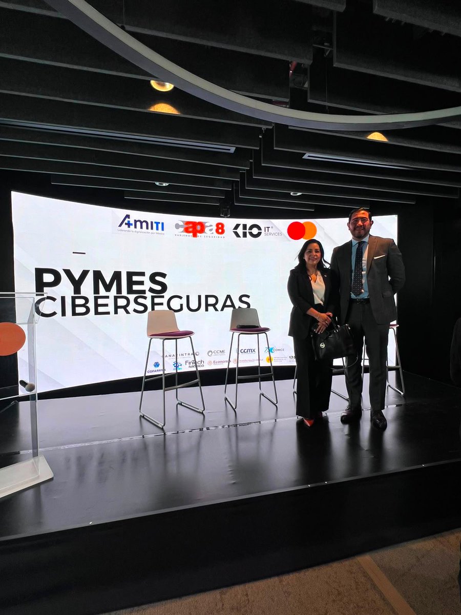 CANACINTRAMex's tweet photo. ¡Fortaleciendo la ciberseguridad en nuestras PYMES! 🛡️💻

Se llevó a cabo el lanzamiento de "PYMES Ciberseguras", una iniciativa de @AMITI_Mex diseñada para blindar a las pequeñas y medianas empresas mexicanas ante los retos digitales. https://t.co/a5nJaFBG4a
