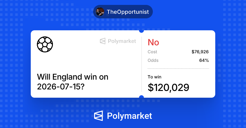 0xMso's tweet photo. Team Tycheo trusts Leo Messi and it's paying off. lol Forza Argentina! Wait for us, World Cup final!

#ENGARG #Messi #Argentina #England #Polymarket https://t.co/CqWEcyUhqx
