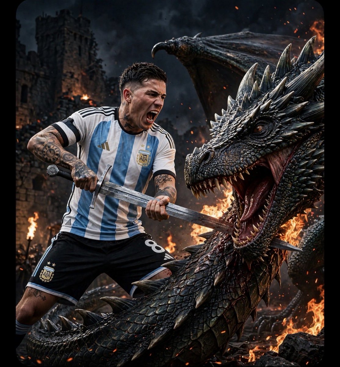eltito_rd's tweet photo. @1scottishbanter God save the Argentinean King- Enzo- https://t.co/LvrUnx35Zf