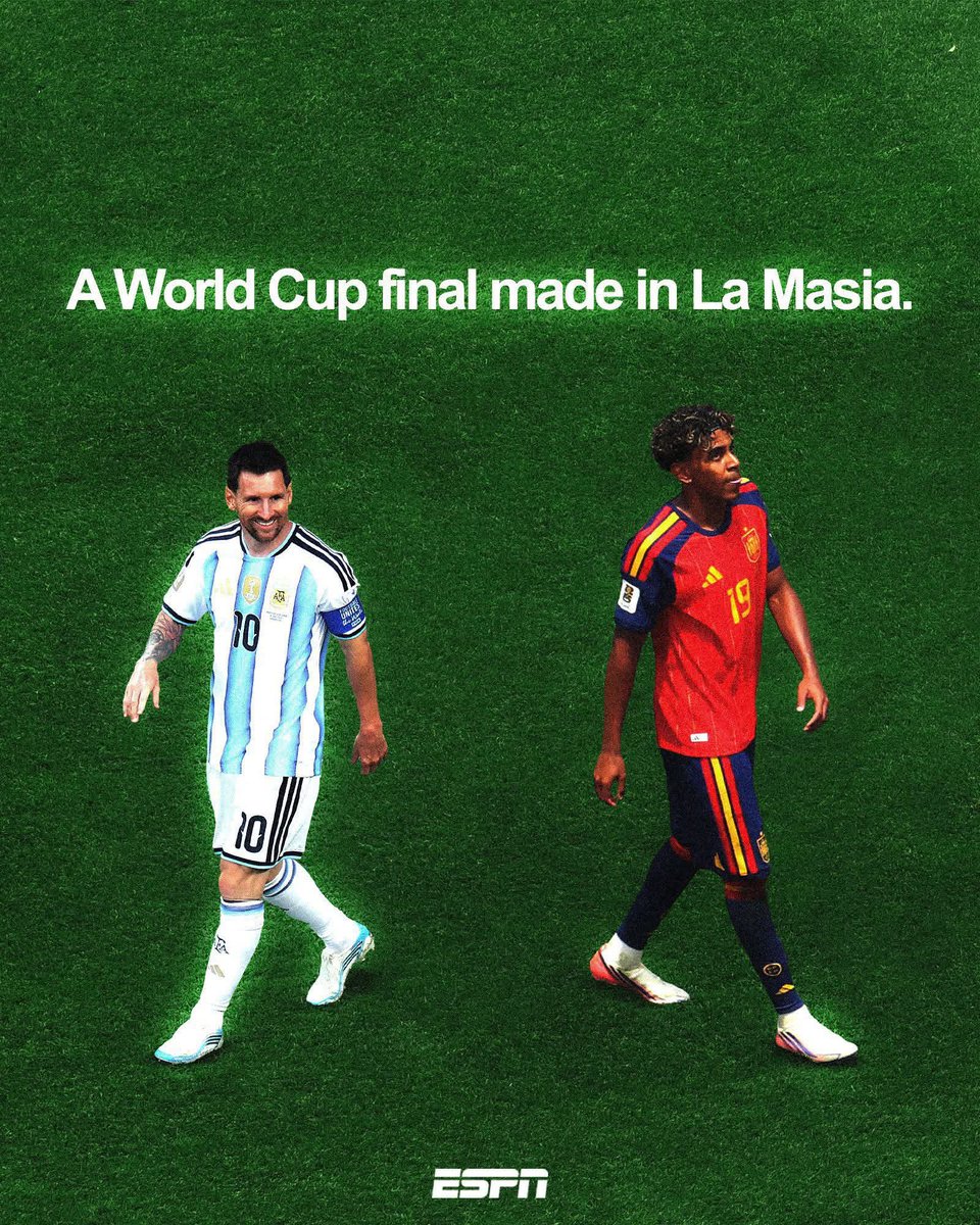 lamaralqaisy's tweet photo. من لاماسيا إلى نهائي كأس العالم..!

برشلونة ستخرج فائزة من هذه المُباراة ♥✨ https://t.co/iIByyp4yr1