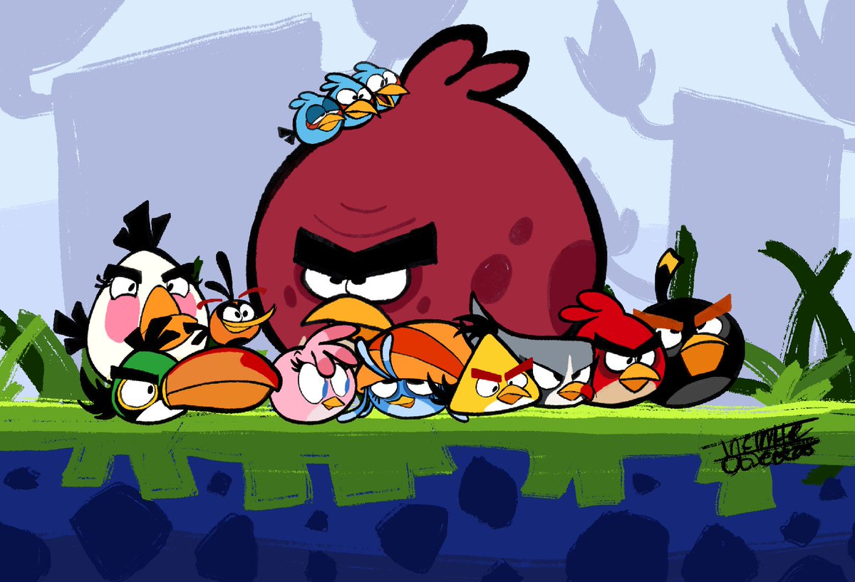 infinite_object's tweet photo. Those are some angry birds. https://t.co/vDcJHGzftx