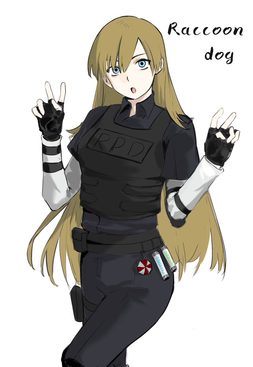 Plerotomato's tweet photo. #dbd #dbdfanart 
⚠️：有性转拉郎可能ooc 
其实本色鬼到现在都没有勇气玩生化2，实在是太恐怖了😭玩得我心脏突突的这跟看实况完全不一样😭好在dbd里可以品尝美味里昂😋如果排到rd的话就是我了（完全的游戏新手∠( ᐛ 」∠)＿） https://t.co/yxmU4KMo38