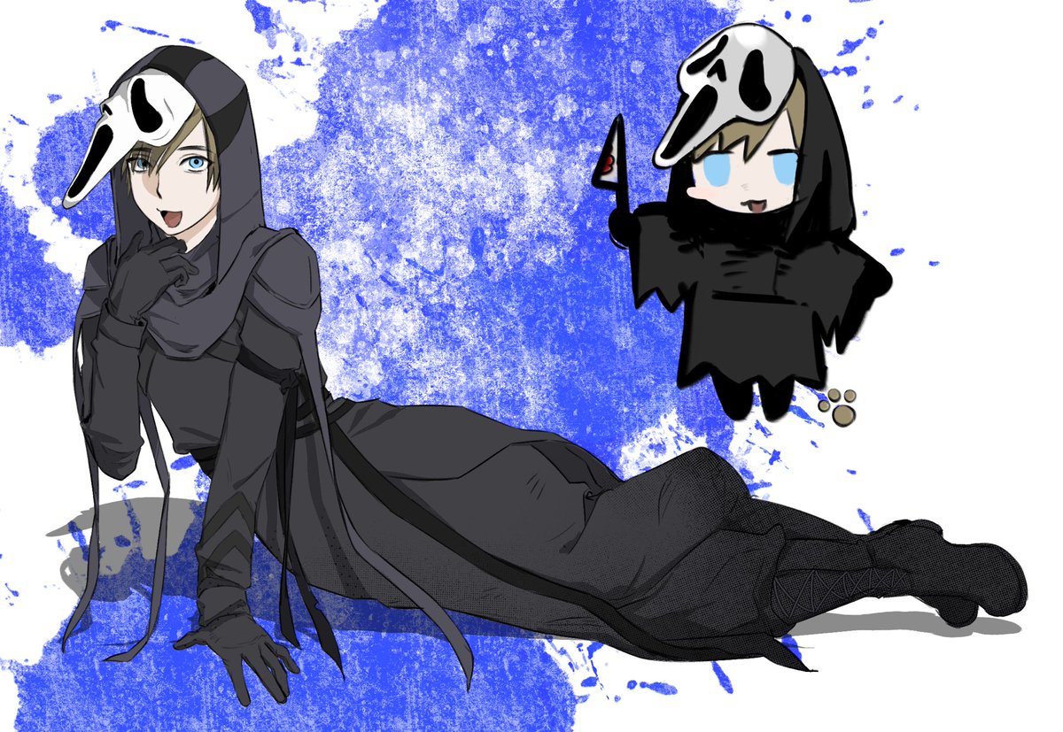 Plerotomato's tweet photo. #dbd #dbdfanart 
⚠️：有性转拉郎可能ooc 
其实本色鬼到现在都没有勇气玩生化2，实在是太恐怖了😭玩得我心脏突突的这跟看实况完全不一样😭好在dbd里可以品尝美味里昂😋如果排到rd的话就是我了（完全的游戏新手∠( ᐛ 」∠)＿） https://t.co/yxmU4KMo38