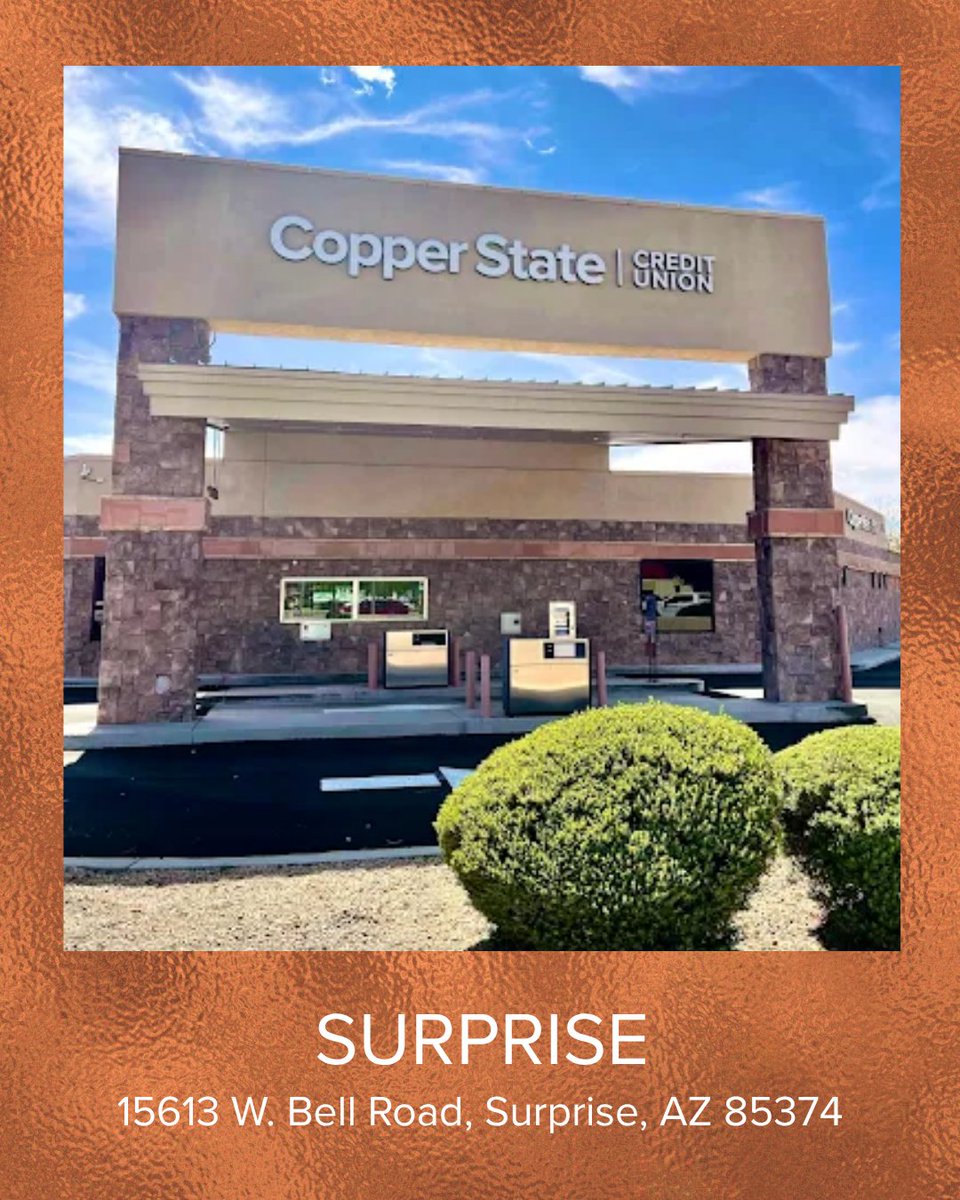 CopperStateCU's tweet photo. This #IndieWeekAZ, we proudly joined LocalFirstAZ in celebrating the homegrown shops and spots that make the valley so special.  

Stop by any of our branches to experience what banking local is all about.

#CopperStateCreditUnion #LocalFirstAZ https://t.co/MyZljp9fE8