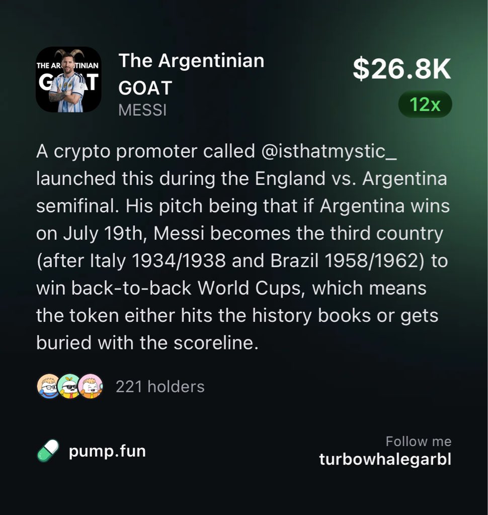 br23878734's tweet photo. 100x from here until the finals 

solana:7gt37vkkJ3SBTbBoHfREpaWJPhNgW9m5VUrzoEiopump 

7gt37vkkJ3SBTbBoHfREpaWJPhNgW9m5VUrzoEiopump

30X BOOST PAID

LFG https://t.co/t3uqGfk2xh