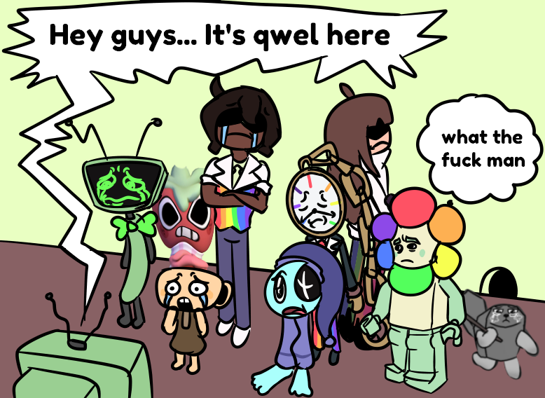 DandysLeaks's tweet photo. i drew this earlier with oomf, i think its funny, maybe https://t.co/wcRAIXQUHI