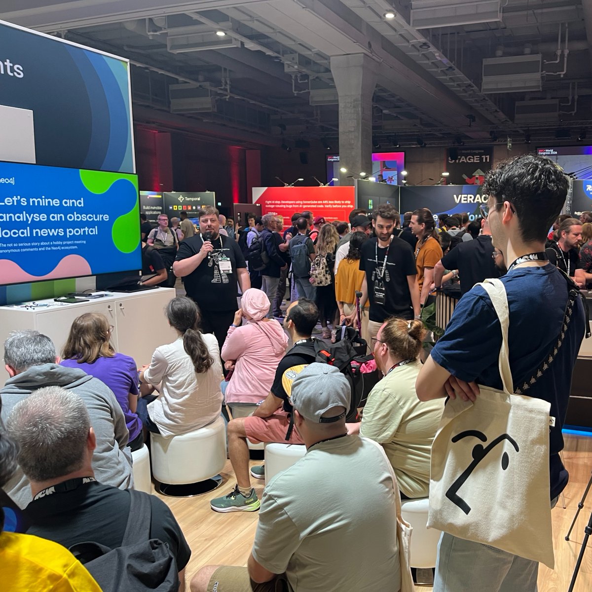 neo4j's tweet photo. Thank you for an amazing #WeAreDevelopers event last week!
Loved the community energy! We had great conversations about graphs and AI, and a full house at every presentation. Can't wait for the next one, @WeAreDevs!
Thank you! https://t.co/DPQthhKKmL
