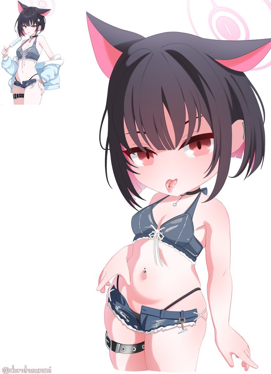 derutasensei's tweet photo. Chibi Kazusa
I really loved drawing this one 💞
#BlueArchive #ブルアカ https://t.co/uYh0LAmru5