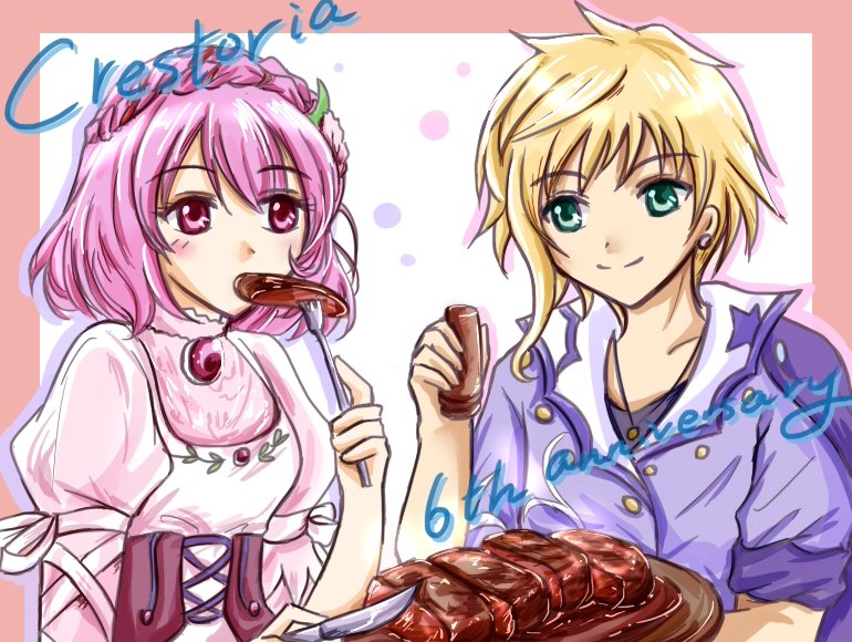 petite_melody's tweet photo. テイルズオブクレストリア6周年！
おめでとう🍖🎉 https://t.co/3YAZX0Db9o