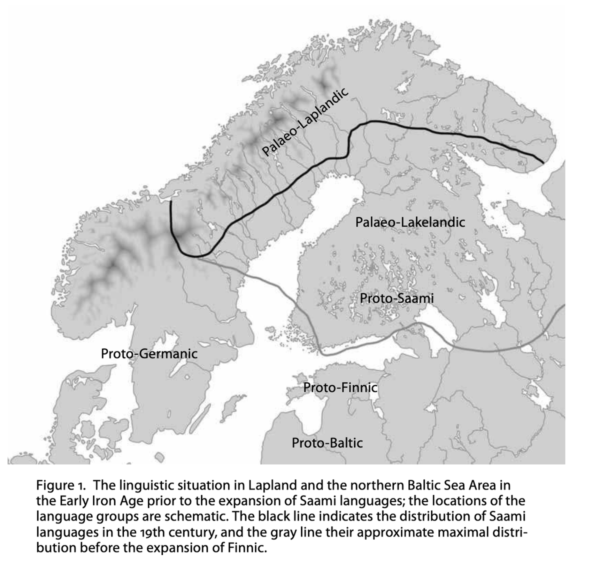 DanTabin's tweet photo. The craziest part about the late arrival of Saami isnt that they arrived after Indo Euroepans, but that pre-Uralic, pre-IndoEuropean languages seemingly still existed up until shockingly recently (<1500 years ago)
Their Saami loans are well dated by sound shifts and rune stones https://t.co/49VMMjGKIp