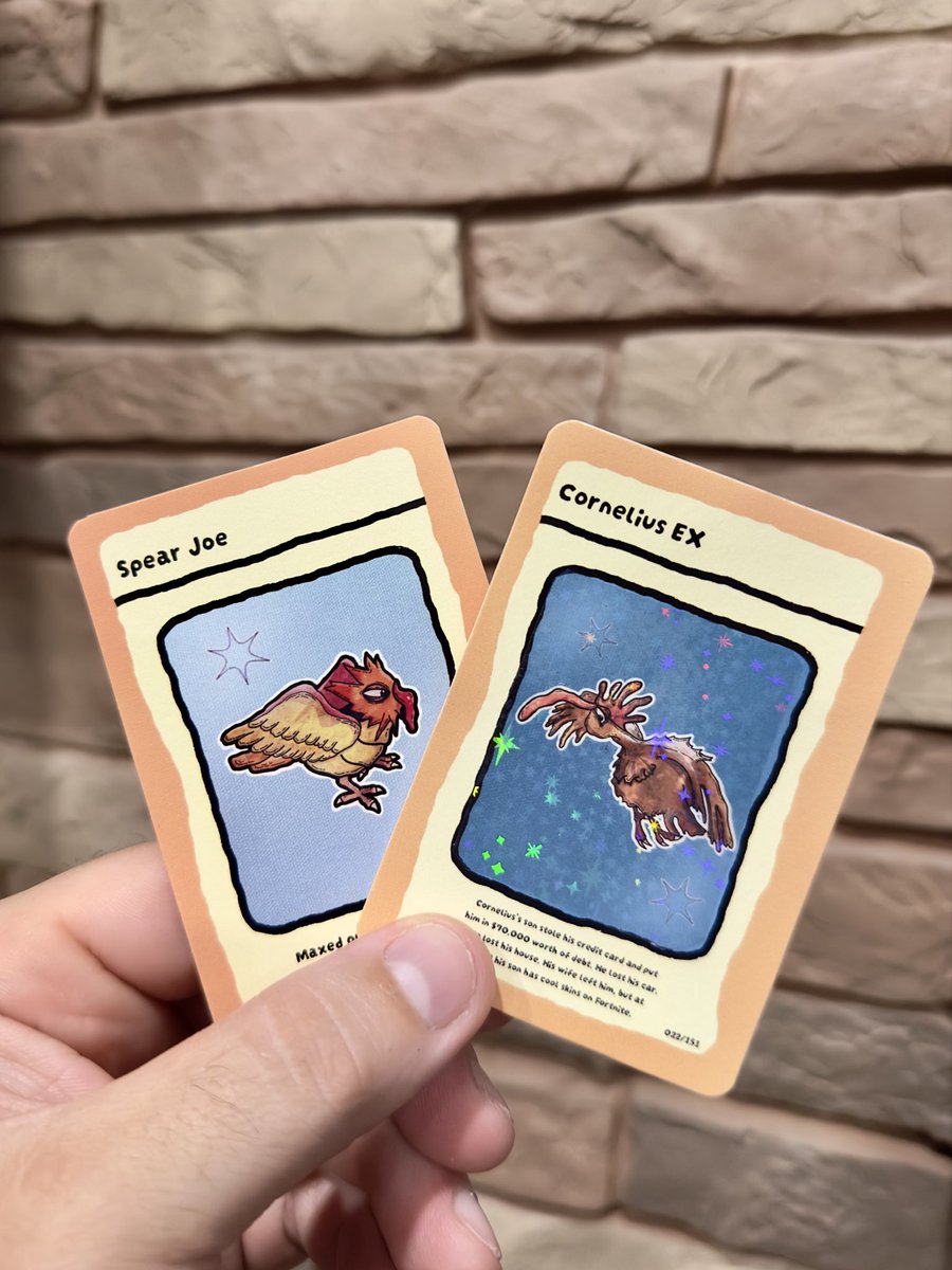 pockiemans's tweet photo. Just a couple of birds.
#pokemon #custompokemoncards https://t.co/xY0j1Mo6pc
