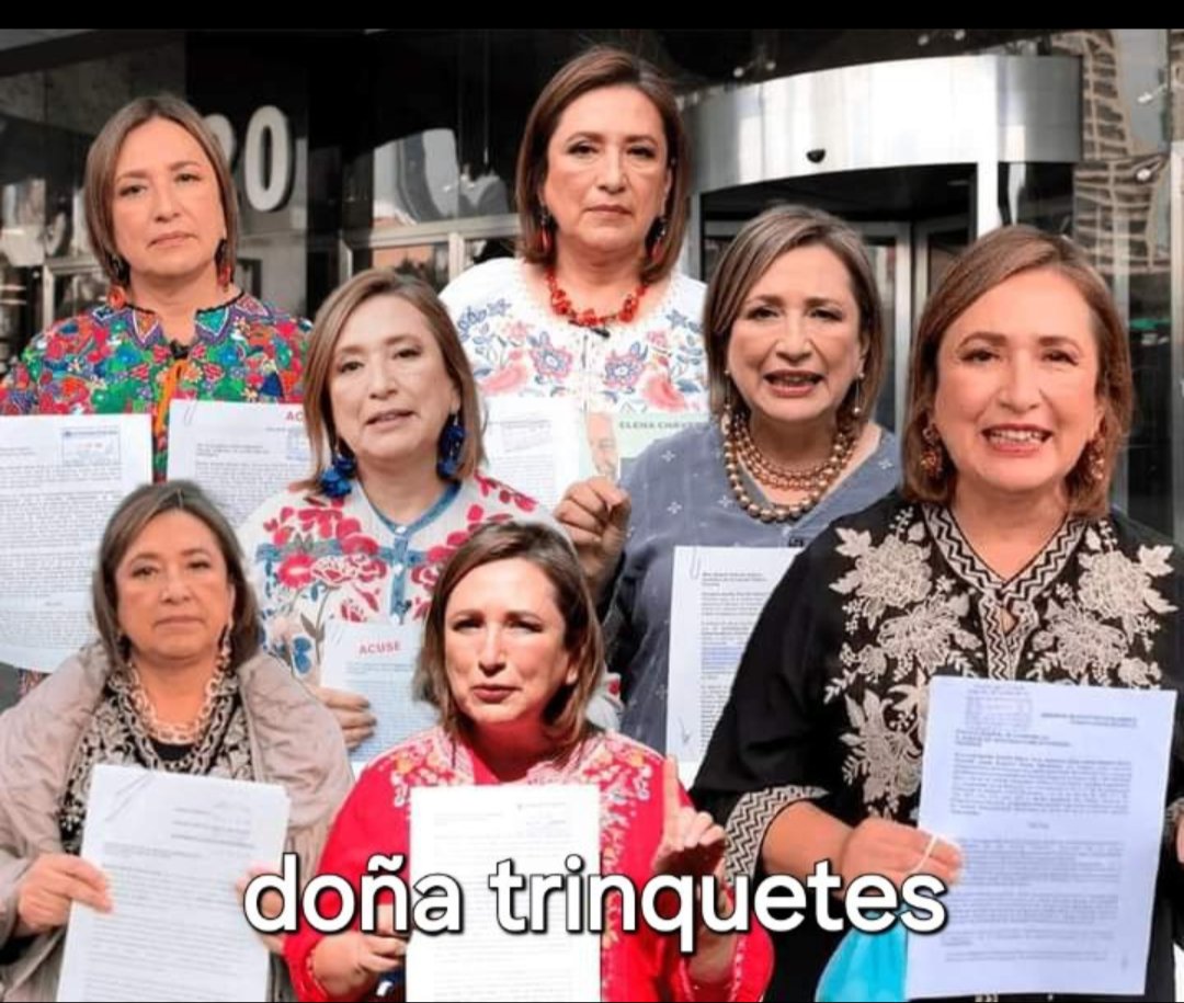 ray_orellano's tweet photo. @XochitlGalvez Ya #DoñaTrinquetes
Vaya a poner su denuncia 🤣 https://t.co/7FnpMfGLcH