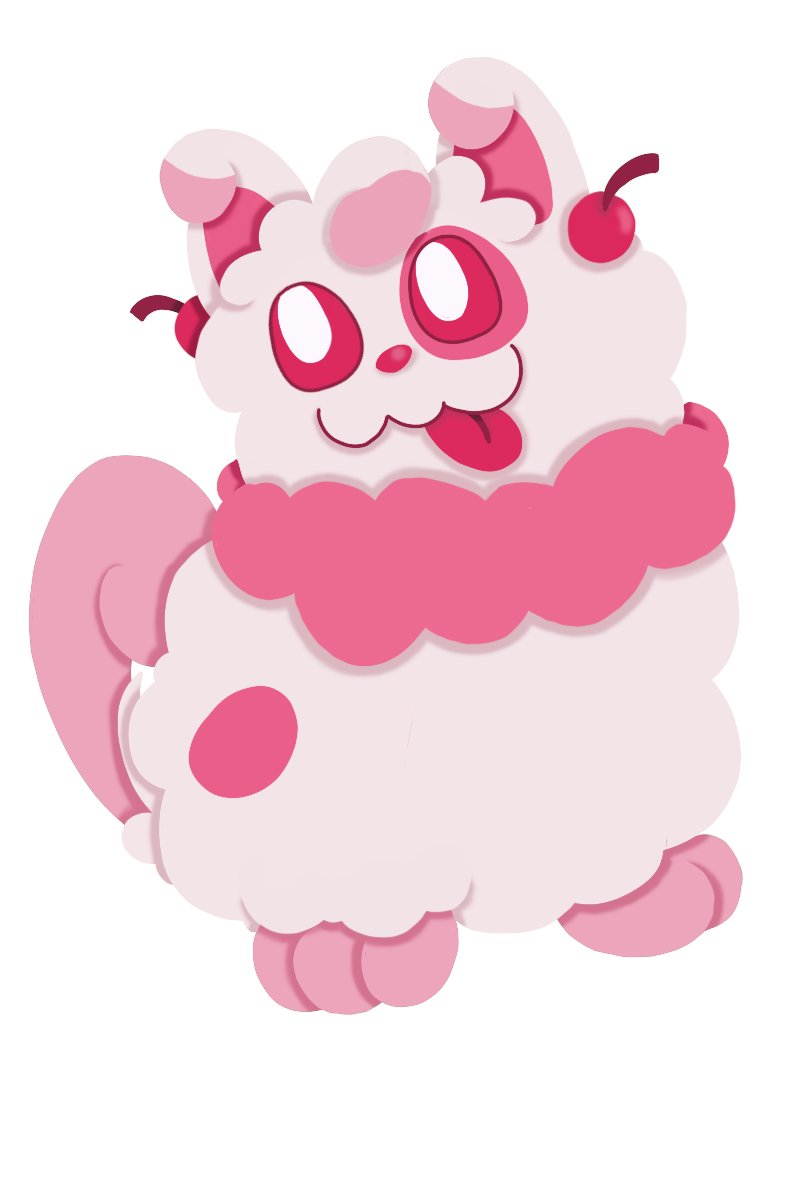 Springles777's tweet photo. I was trying to draw a stylized Swirlix but it ended up looking more like a redesign for Slurpuff so I leaned into it lol

#pokemon #pokemonX #pokemonY #XY #pkmn #Swirlix #Slurpuff #redesign #pokemonredesign https://t.co/sysSwHQk0g