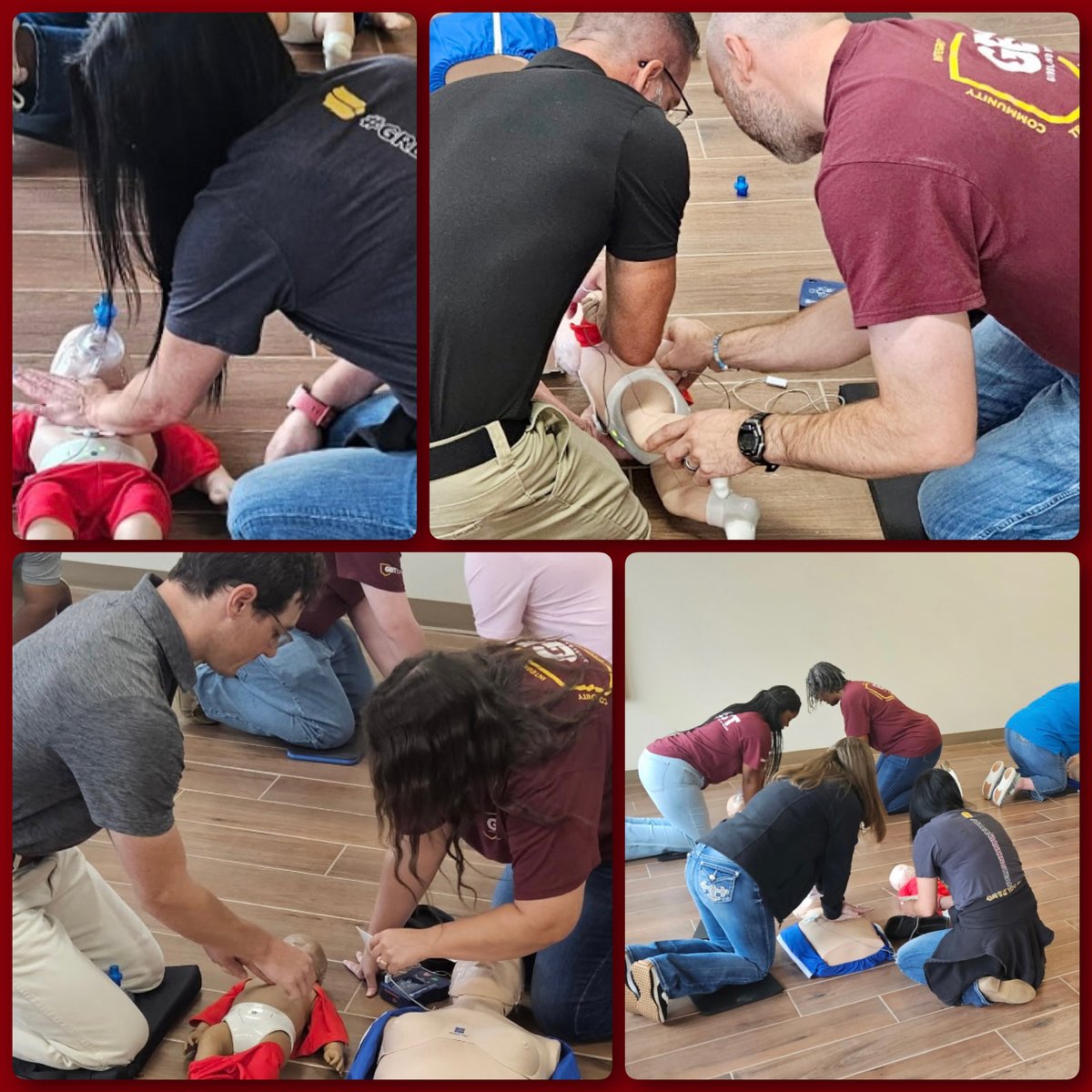 BrianWSparks's tweet photo. SMR was honored to certify Gibsland Bank employees in AHA’s Heartsaver course. Participants learned CPR, AED, and First Aid, while also completing the American College of Surgeons Stop the Bleed® course.

Learn the skills that may give someone a second chance on their worst day. https://t.co/1y14GXGv0t