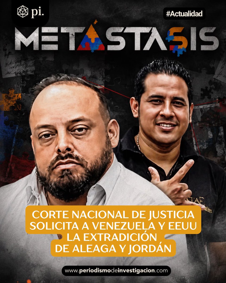 Pinvestigacion3's tweet photo. 🚨 La Corte Nacional de Justicia (#CNJ) pidió formalmente a Venezuela y a Estados Unidos, que concedan la #extradición de los ciudadanos ecuatorianos #RonnyAleaga y #XavierJordán, a fin de que continúe el proceso penal seguido en su contra por delincuencia organizada. https://t.co/5U8tjsuTTn