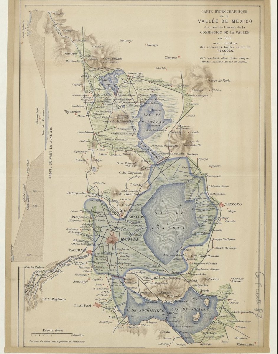 mapoteca_mx's tweet photo. Exquisito mapa hidrográfico del Valle de México hecho durante la Intervención Francesa (1862).

Veamos detalles 👇 https://t.co/9Xash07t6M