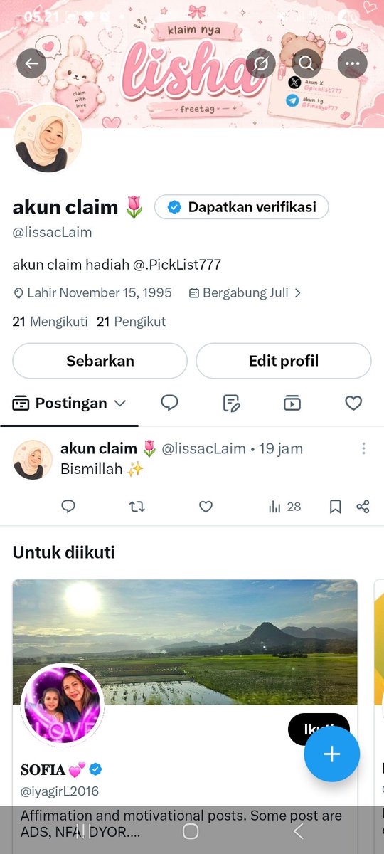 PickList777's tweet photo. To the host 🌷
If I win the giveaway, please DM me to the @lissacLaim account, host. My DM account has been down for a month now, and I've fixed it and it still doesn't work. 🙏
Thank you for your attention 🙏🌷 https://t.co/zagqYHIzlc