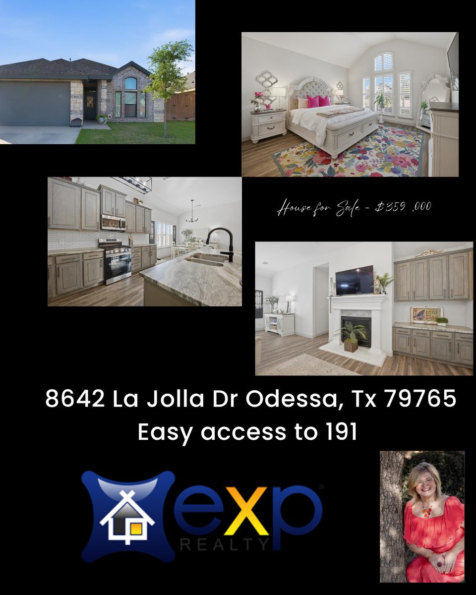 rosas01_yvonne's tweet photo. Location goals in Odessa, TX. 📍
Beautiful home with EASY access to 191 service road — perfect for busy commutes, weekend getaways, and everyday errands. 🚗💨
Homes like this don’t last long. Act fast!
#OdessaTX #Homewithyvonne #DreamHome https://t.co/aP6heHN3Dq