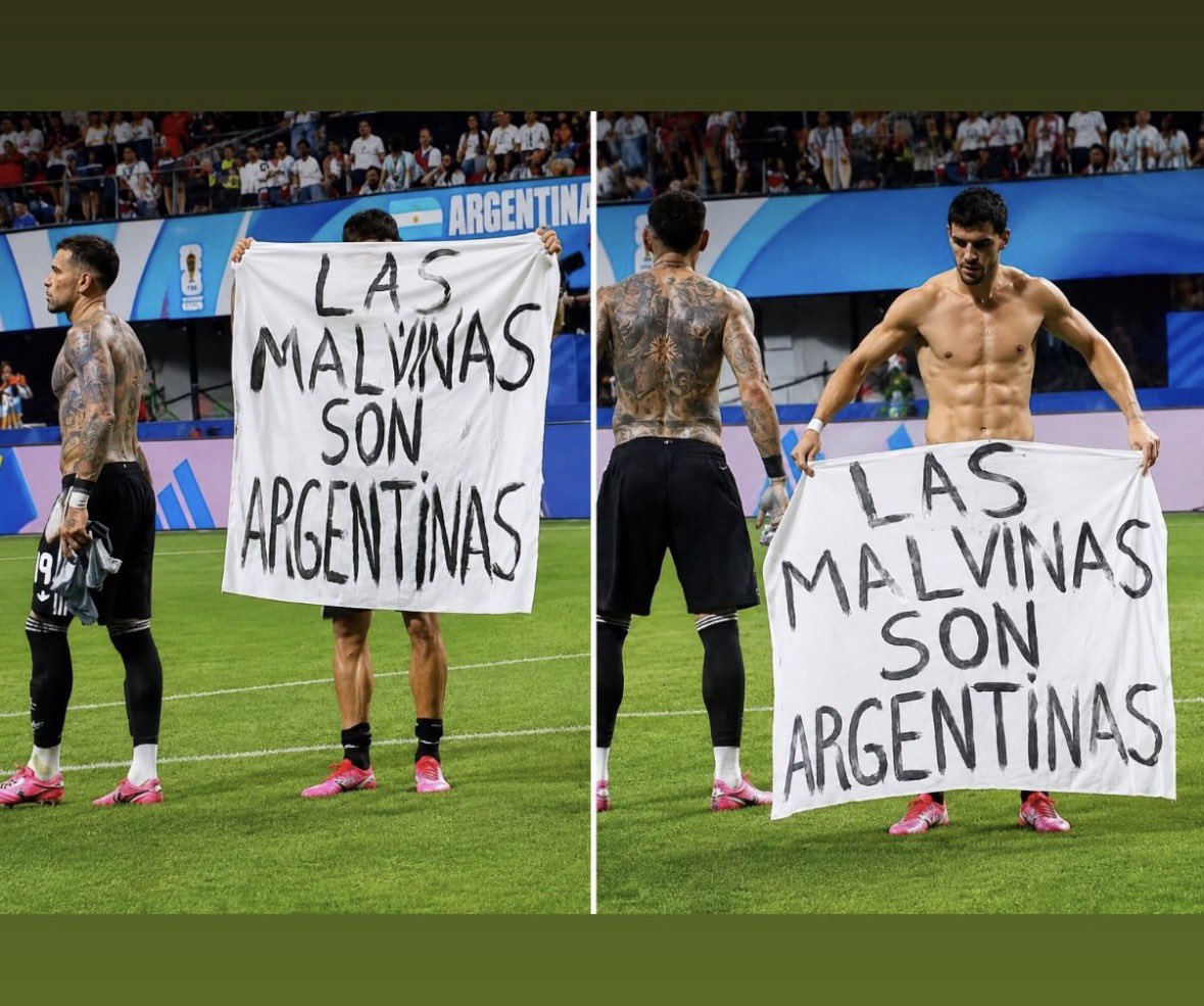 Mari_Olea10's tweet photo. Gracias Argentina 
#porlospibesdeMalvinas 
#porelDiego
#porlaultimadeLeo https://t.co/l8HvUaUEXo