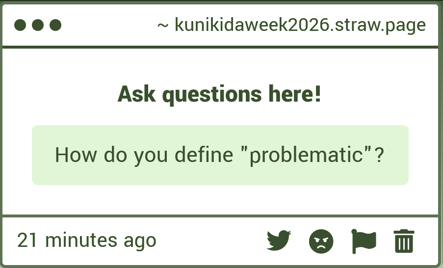 KnkdWeek's tweet photo. Submissions that include problematic ships such as proships, darkships, comships, etc. and immoral content like, for example, various forms of abuse and disturbing/immoral topics are not allowed. https://t.co/Y4wXmZYF12