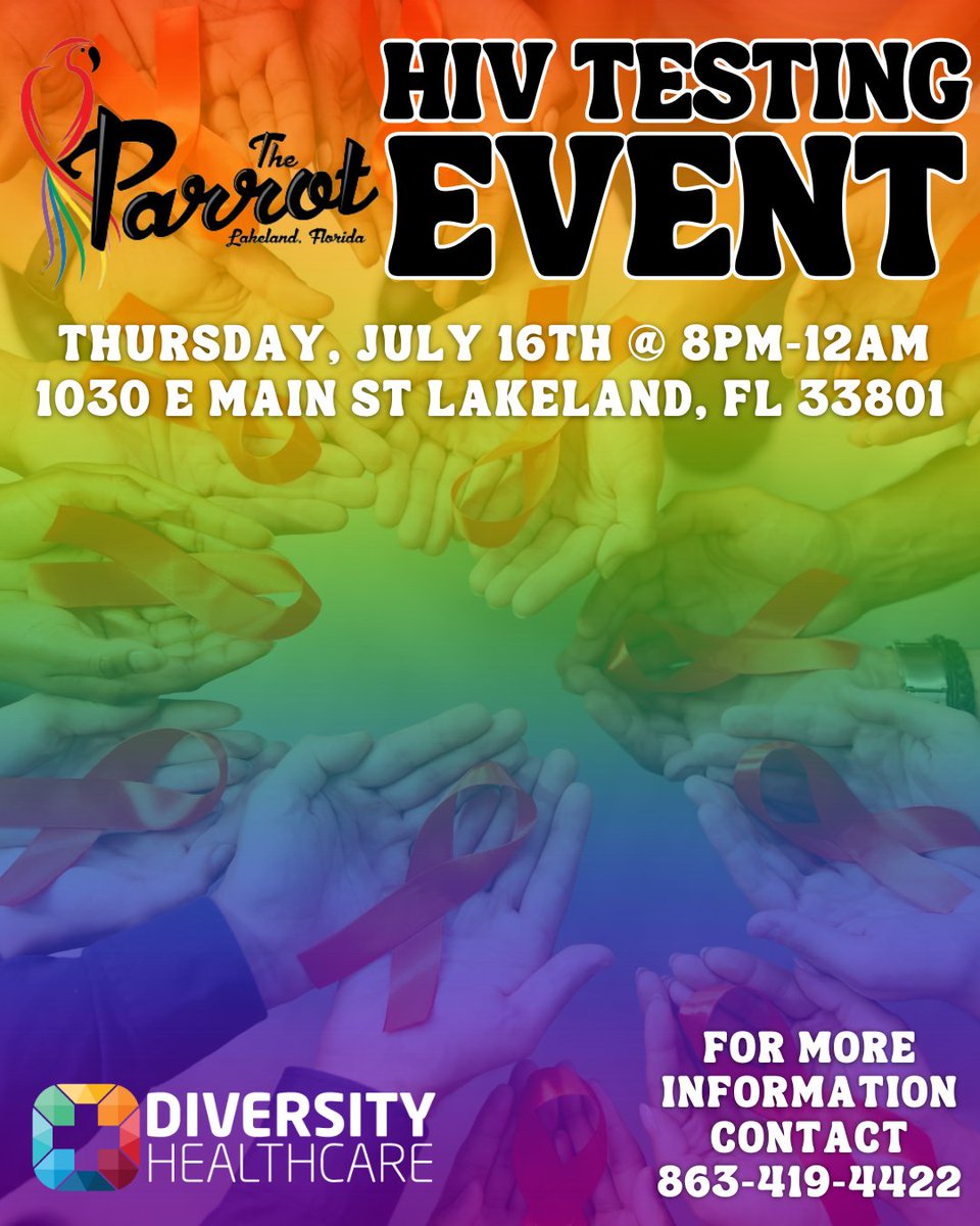 diversity_healt's tweet photo. Ready for a Health Check? Join us for a private HIV testing and counseling session in a secure and supportive setting tomorrow starting at 8 pm.

Together, we can take a step towards enhanced health and wellness! https://t.co/ixwoTpqNmw