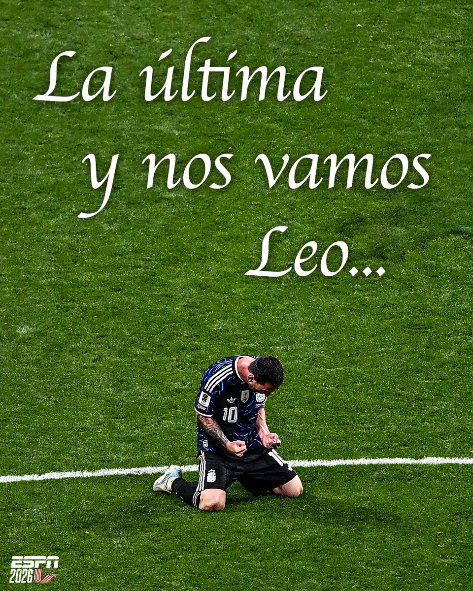 ESPNDeportes's tweet photo. Ahora si, 'The last dance' para Messi. 🐐 ⚽️ https://t.co/gN24vVpRL9
