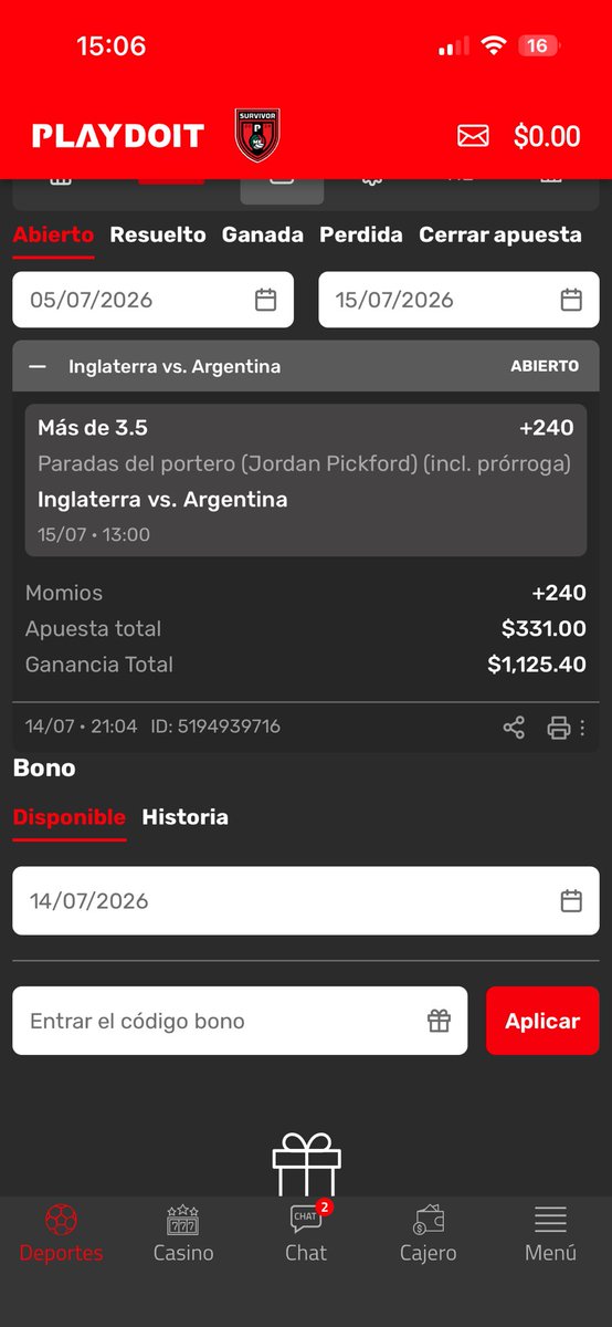 KarollMuoz9's tweet photo. @playdoitmexico Mejor arreglen su error y validen las 4 atajadas de Pickford https://t.co/VpX3ScgT2p