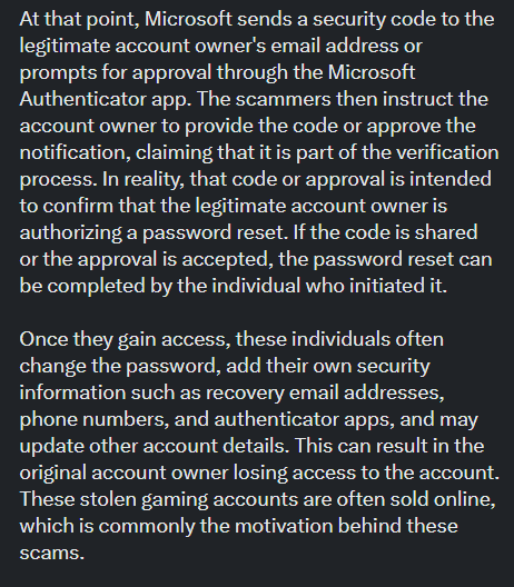 saithsfuff's tweet photo. They've now archived my case. Claiming because I use Minecraft and Discord that I gave the code to someone... I was literally watching the football in my living room with friends.
No offer to remove my banking details or remove the account or move what I own to a new account... https://t.co/klMExYlkFH