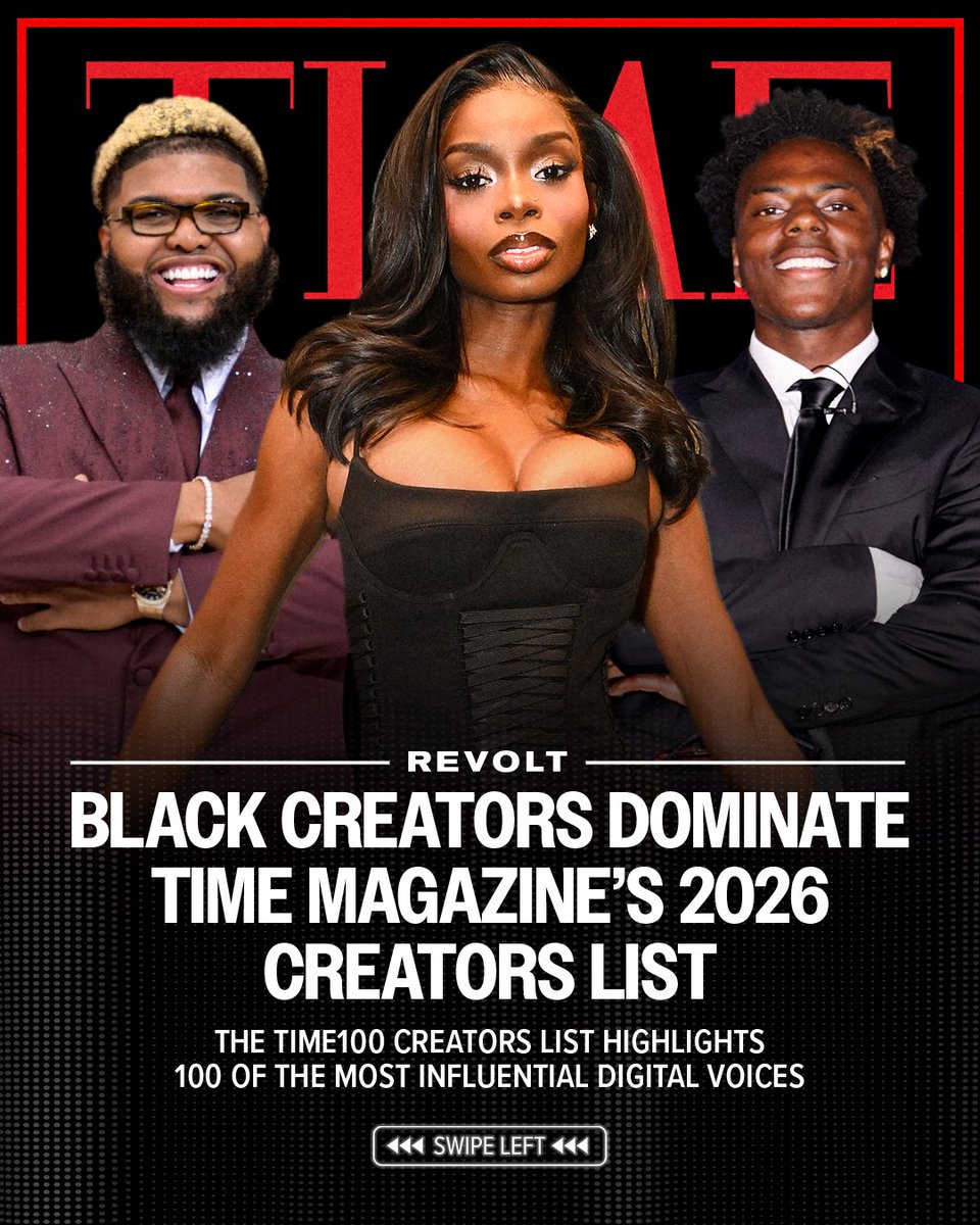revolttv's tweet photo. THE MOST INFLUENTIAL 🗣️🗣️ https://t.co/XESpJJasra