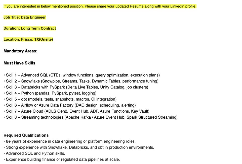 krishlfp's tweet photo. Why are entry-level jobs disappearing? Market manipulation. Attached is proof: the original client required 1+ years of experience, but a staffing vendor changed it to 8+ years to submit fake Indian resumes.
@KumarXclusive @DOLOIG @SanDiegoKnight @SaraGonzalesTX @TiensToi https://t.co/pWkA7Kp6V2