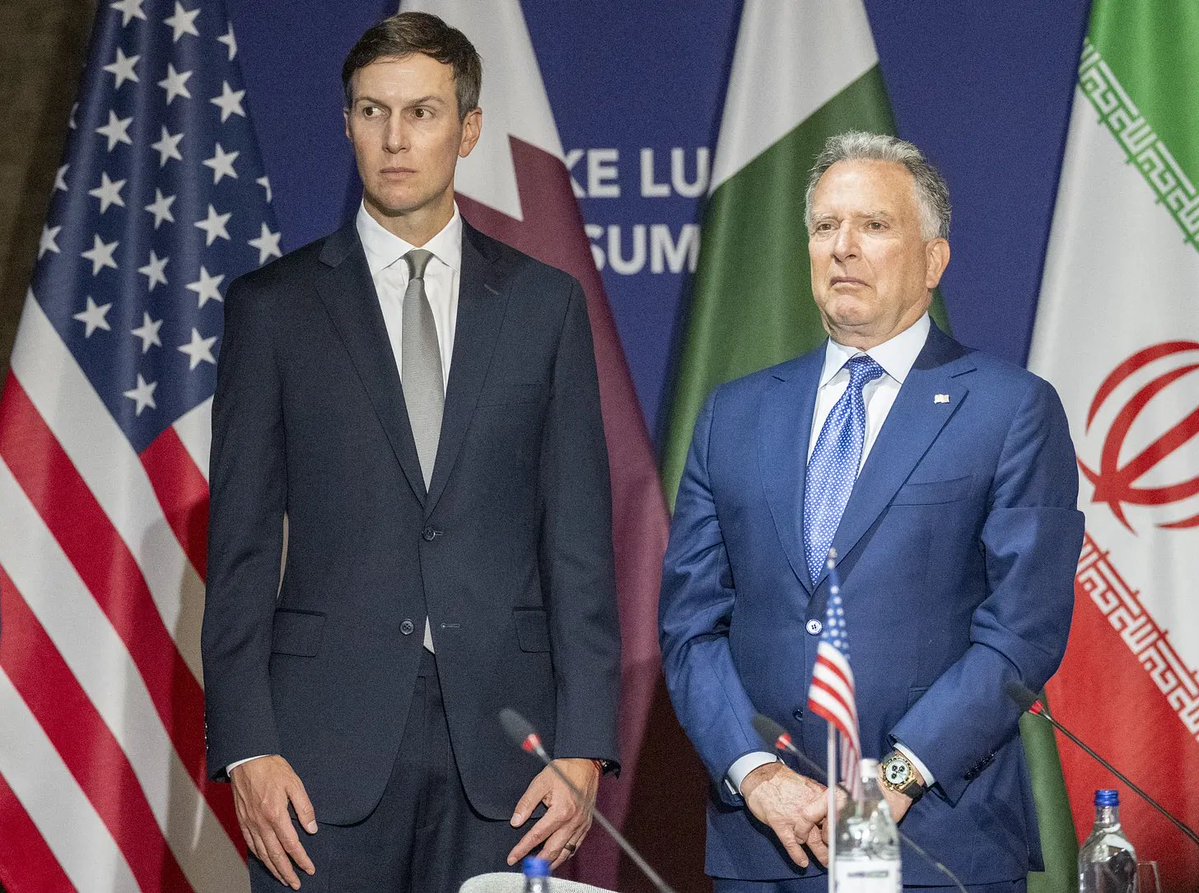 DropSiteNews's tweet photo. 🚨 NEW: Iran has formally demanded a cut of the billions it says people close to President Trump made by manipulating financial markets tied to the Iran war, a senior Iranian official tells Drop Site.

Tehran calculated the profits from that alleged manipulation, across oil futures, energy stocks, and prediction markets, had reached $9 billion, and put its demand in writing to mediators.

“We have conveyed through intermediaries that $4.5 billion of this sum should also be allocated to the Iranian side,” the official told Drop Site. 

“The exchanged texts will ultimately become part of the historical record,” the official added.

🔗 The claim is part of a broader Iranian warning, reported by Drop Site, that Trump envoy Steve Witkoff and son-in-law Jared Kushner were “abusing” their inside access to U.S.-Iran talks to profit rather than reach a deal. Read the report from Jeremy Scahill and Ryan Grim linked below👇