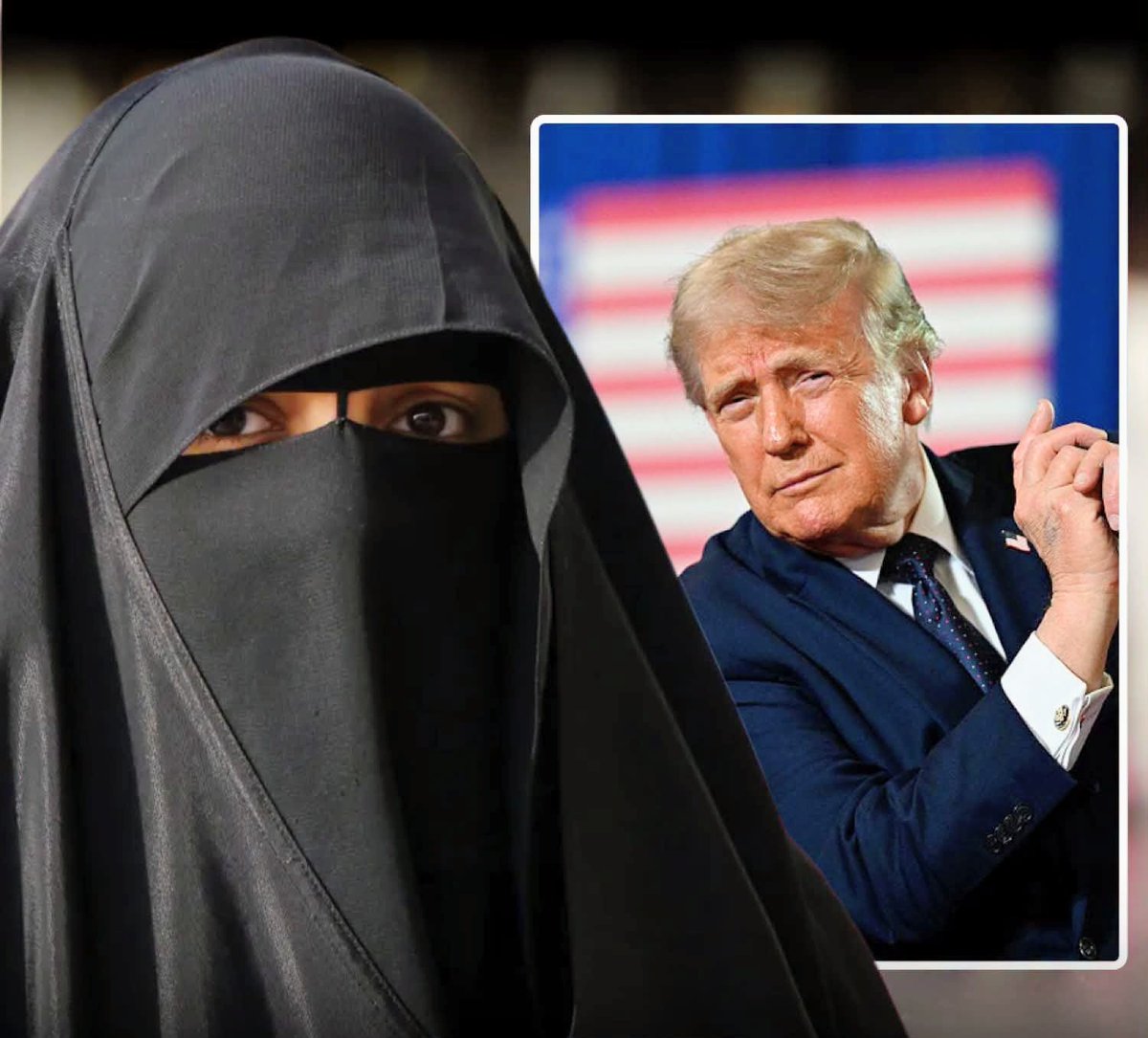 Itx_judith's tweet photo. TRUMP PROPOSES A COMPLETE BAN ON MUSLIMS ENTERING THE U.S. WHAT DO YOU THINK? https://t.co/BmtNGm0Vd2