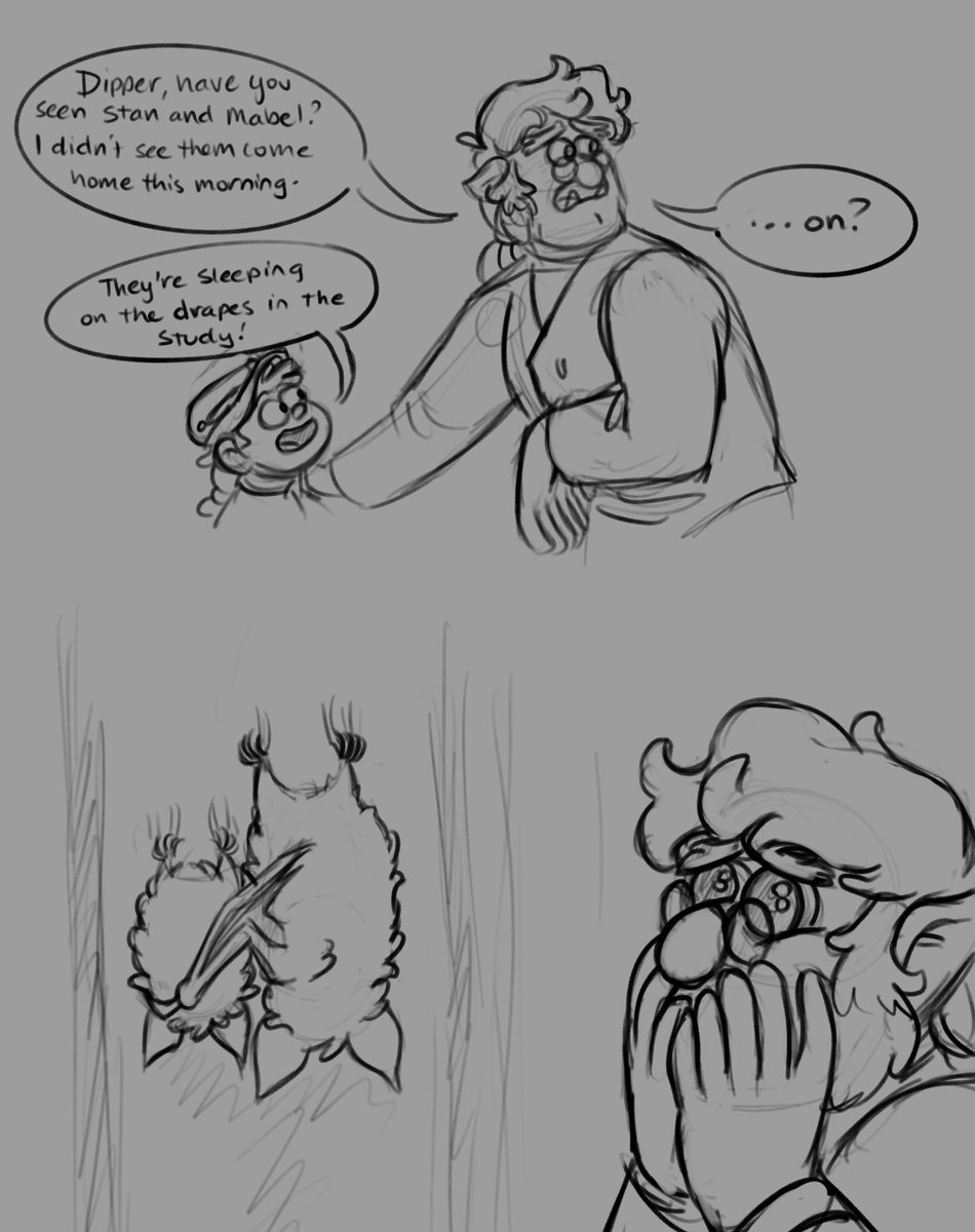 RF_unserious's tweet photo. You know the rules, I saw a picture a bat sleeping like this with its baby.
#gravityfalls #bloodlustau https://t.co/0DT06RAC5l