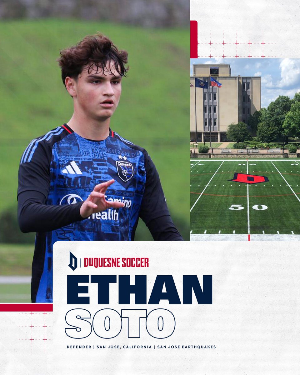 DuqMSoccer's tweet photo. Welcome to the Bluff! 🎩

𝐄𝐭𝐡𝐚𝐧 𝐒𝐨𝐭𝐨
🔹 San Jose, California
🔹 San Jose Earthquakes 

#GoDukes https://t.co/rXnqMMhvPN