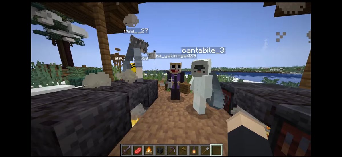 cantabile_3's tweet photo. キャンプ場を作ろう！
らいむくん建築配信

キノコハウスとウッドハウス
楽しかった！

#50人クラフトメンバーシップ https://t.co/k3YYnnhPe3