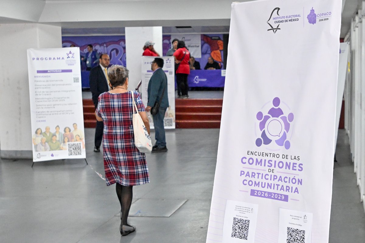 iecm's tweet photo. 📍 La @TuAlcaldiaGAM fue sede del Encuentro de las Comisiones de Participación Comunitaria 2026-2029, donde las personas integrantes de las COPACO intercambiaron experiencias y reforzaron su compromiso con la participación ciudadana. 🟣 https://t.co/n2eLEWudmM
