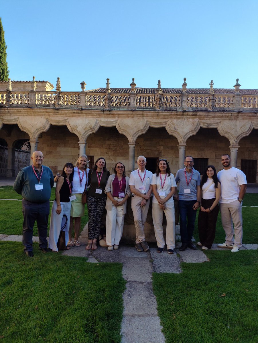 FLabfas's tweet photo. Here we are, presenting part of our work, at the IWA&amp;B 2026, held at Salamanca. With much more than collegues....
Berta has presented her work regarding influence of sugar on wine lees kombuchas.
@v_agullo @CgViguera @CEBAS_CSIC https://t.co/kAANLSAVcb