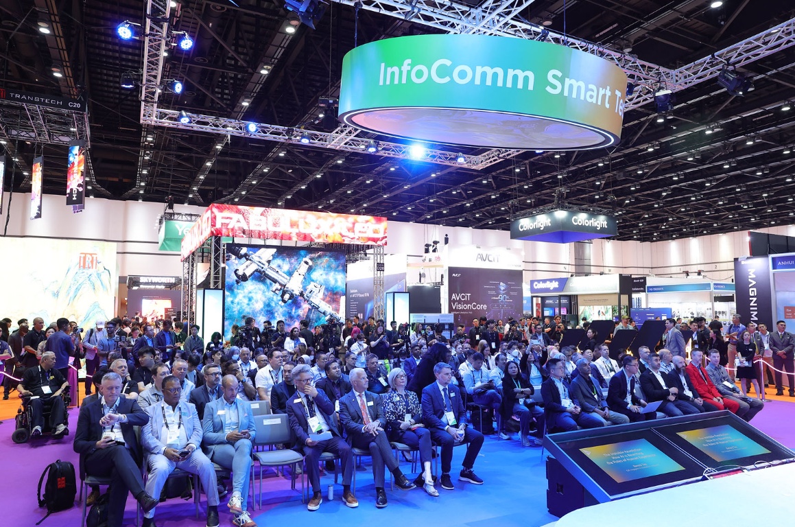 AISpeechGlobal's tweet photo. At InfoComm Asia 2026 in Bangkok, AISpeech MA600D Matrix Microphone is supporting voice reinforcement on the official Smart Tech Stage, helping keynote speakers be heard clearly without handheld mics, even on a busy show floor. 
#InfoCommAsia #VoiceAI https://t.co/7XBlnzfWeH