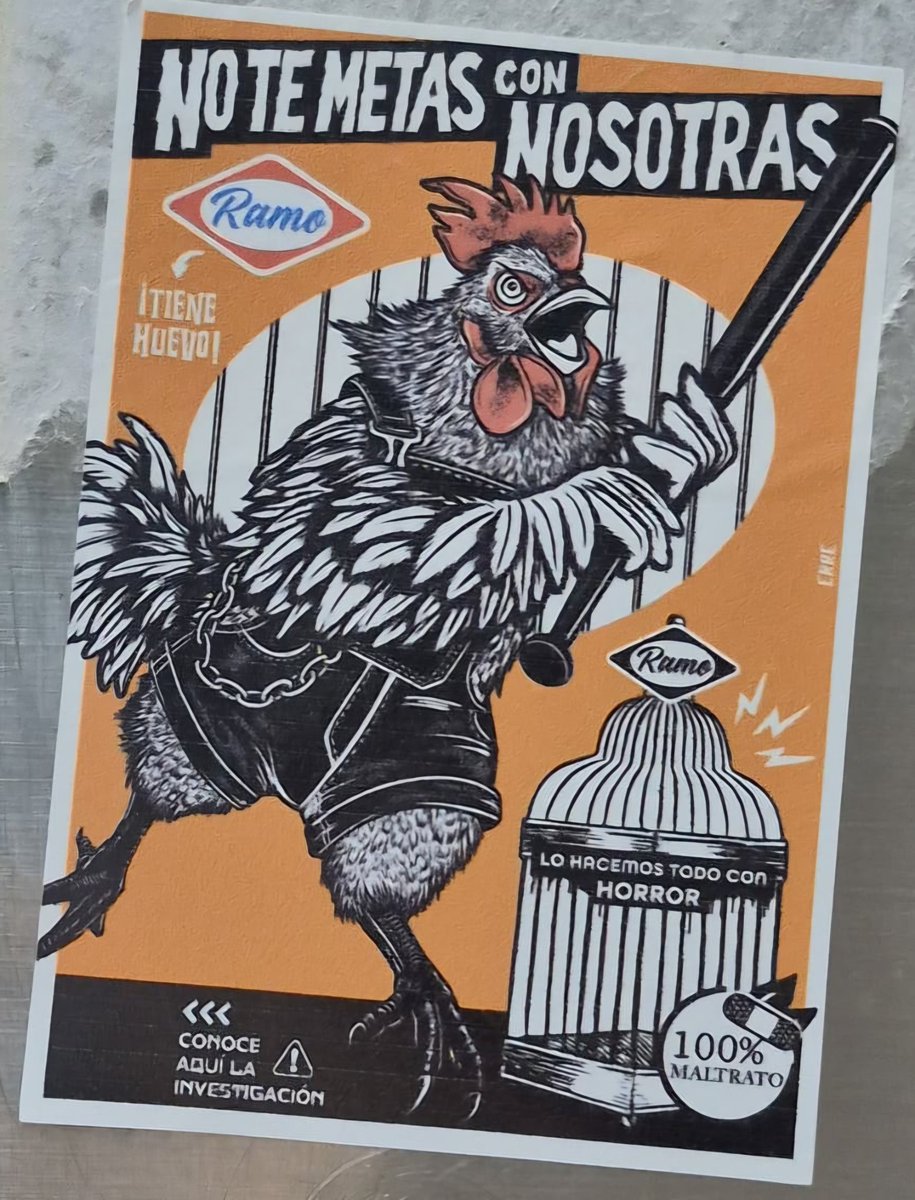 junr002's tweet photo. No a las jaulas de batería, no al maltrato animal @RamoColombia @sinergia_latam https://t.co/SsSpfXx4oN