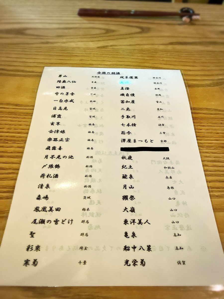 メニュー貼っておきます