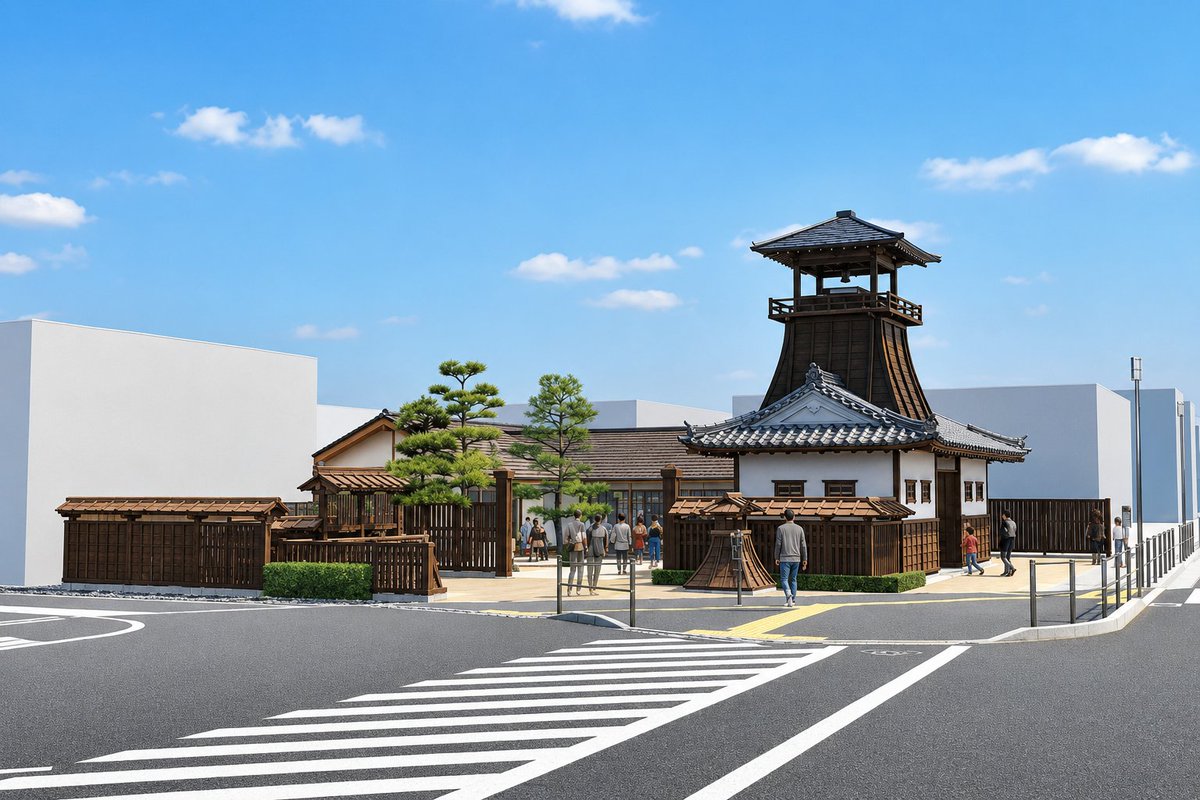 saitoshika_west's tweet photo. 高槻市が駅徒歩圏に「城下町の風景」を再生へ　高槻城公園北エリアが2026年度末に一次開園、乾櫓・桝形門も段階整備｜Re-urbanization -再都市化- https://t.co/GoHU8NlogE https://t.co/lssZvhnQhu